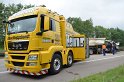 LKW umgestuerzt A 1 Rich Saarbruecken P258